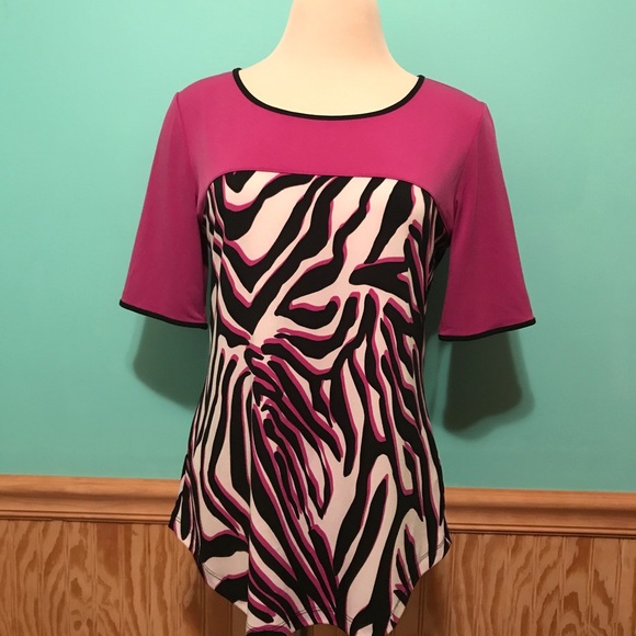 Worthington animal print top - Picture 2 of 5